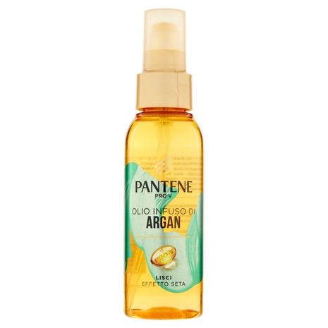 Pantene Pro-V Olio per Capelli Infuso di Argan Lisci Effetto Seta 100ml